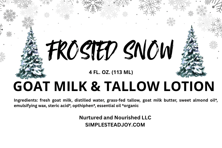Frosted Snow Goat Milk Lotion