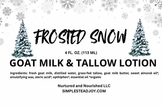 Frosted Snow Goat Milk Lotion