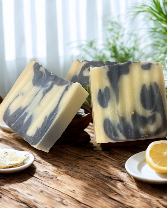 Tea Tree, Lemon, & Charcoal Bar