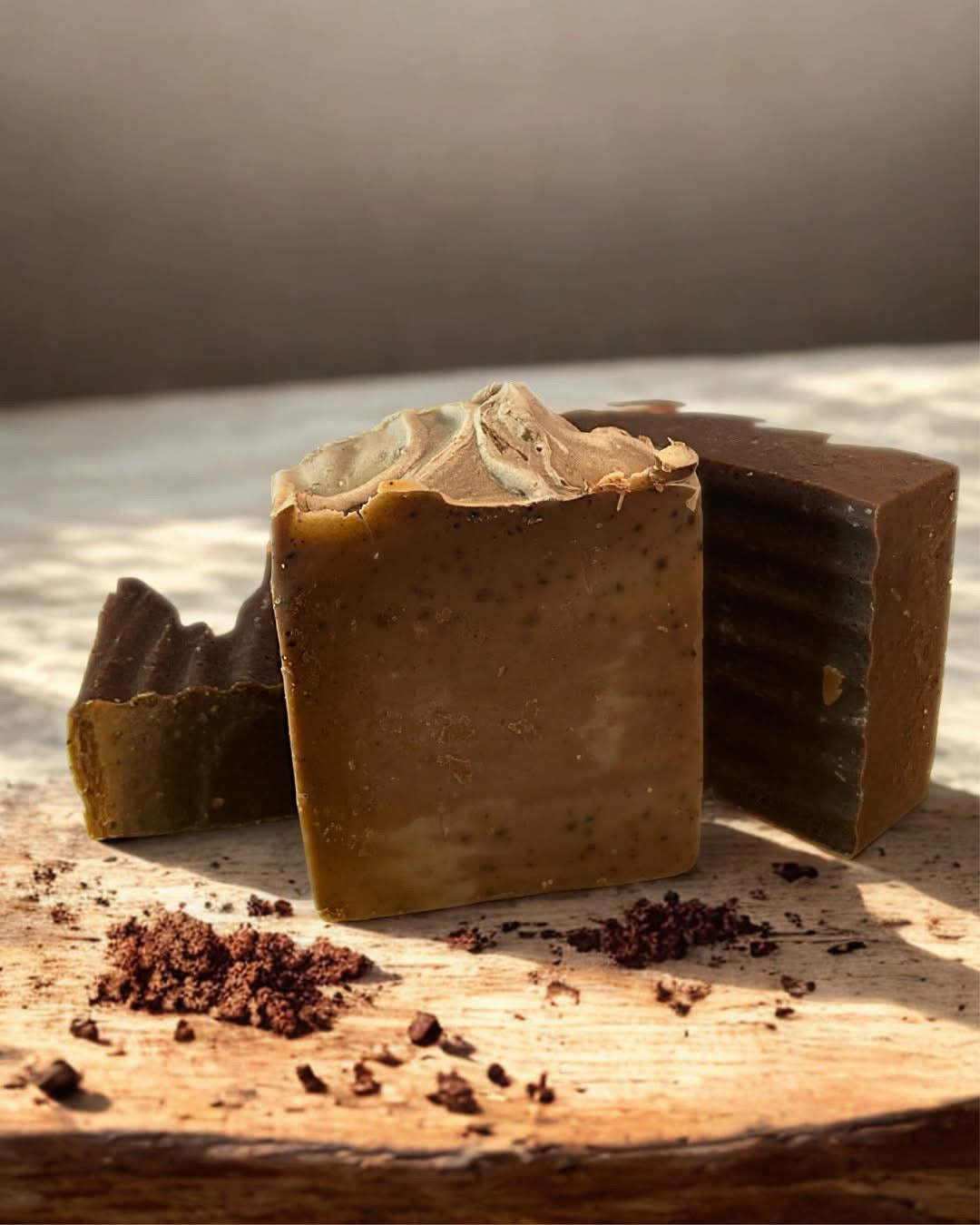 Coffee mocha scrub bar
