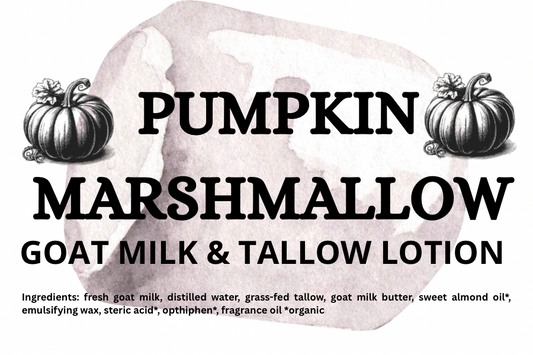 Pumpkin Marshmallow Goat Milk Lotion