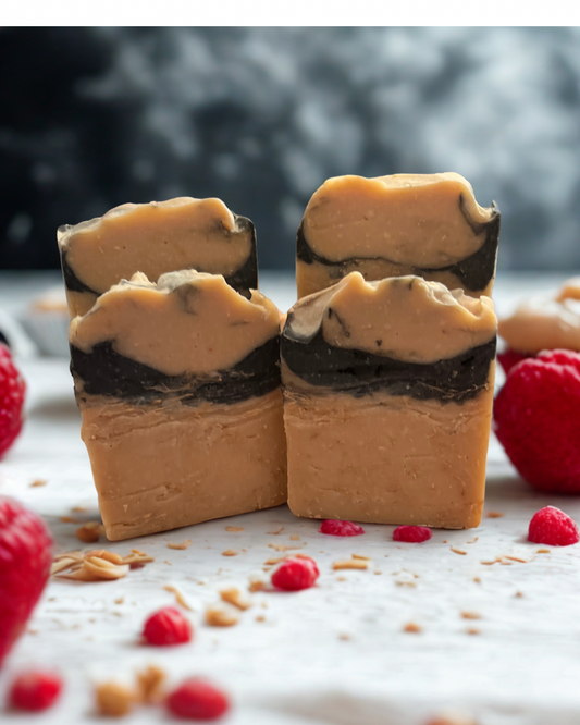 Dark Raspberry Vanilla loofah