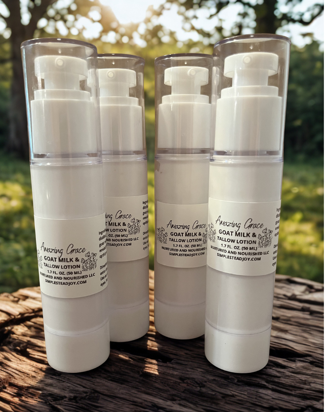 Amazing Grace Goat milk and Tallow Mini Lotion